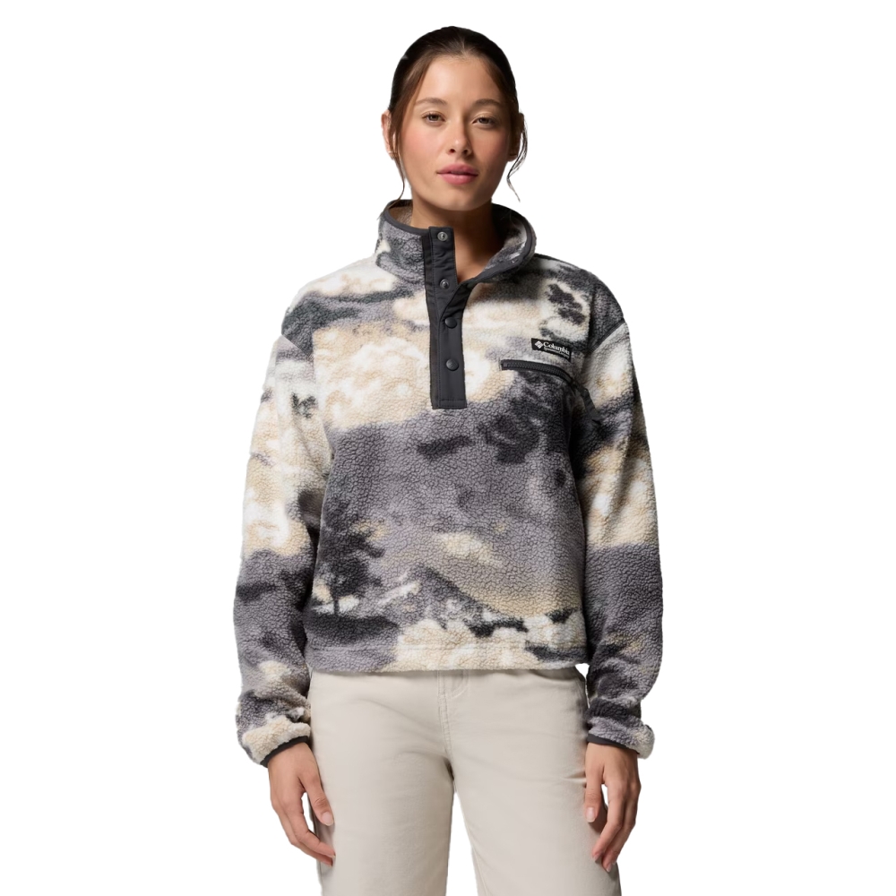 Columbia Helvetia II Printed Cropped Half Snap