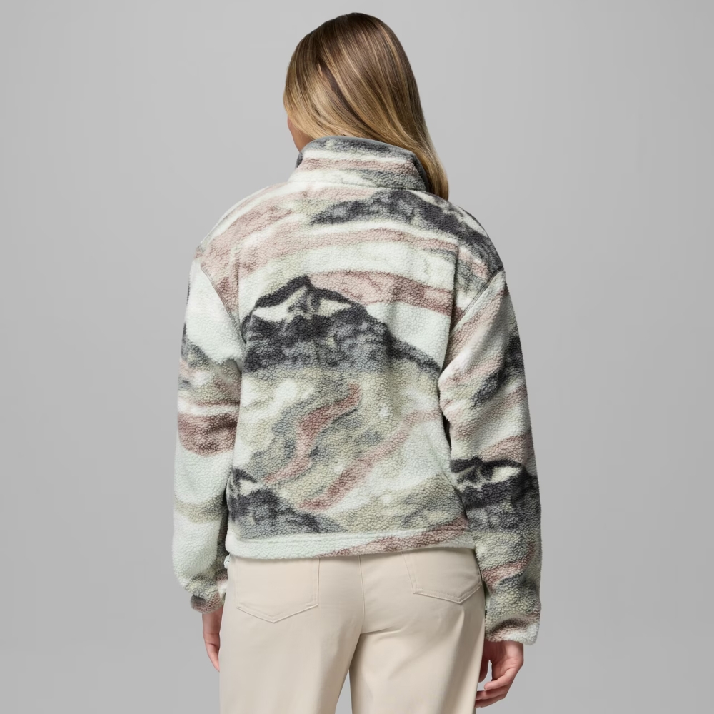 Columbia Helvetia II Printed Cropped Half Snap