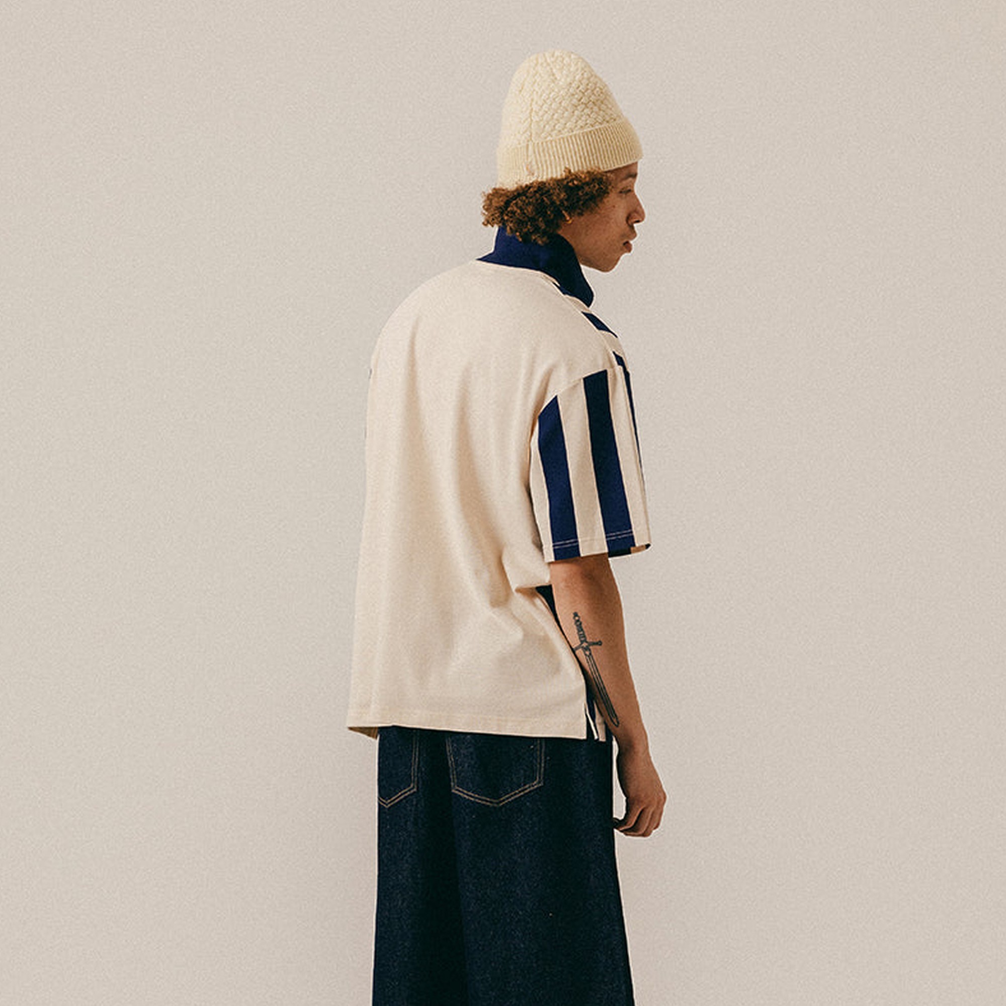BLKVIS Striped Piquée Polo