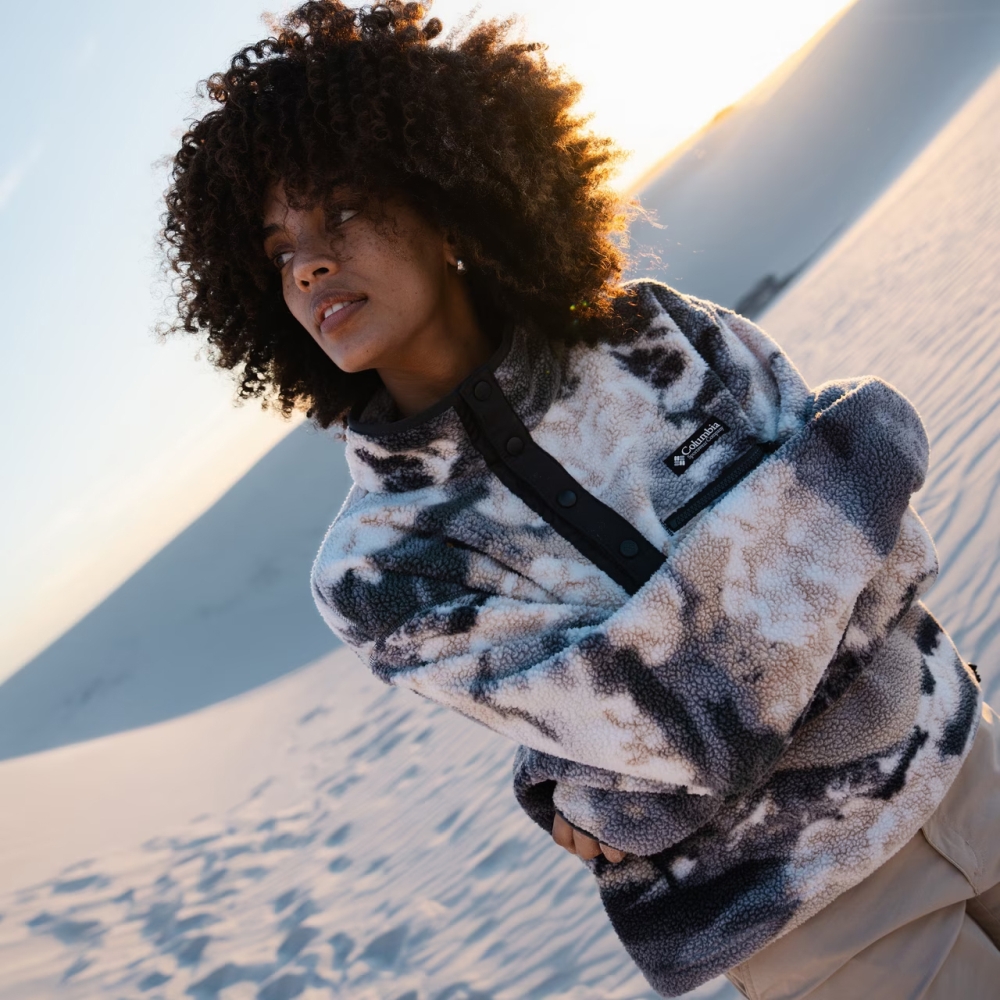 Columbia Helvetia II Printed Cropped Half Snap