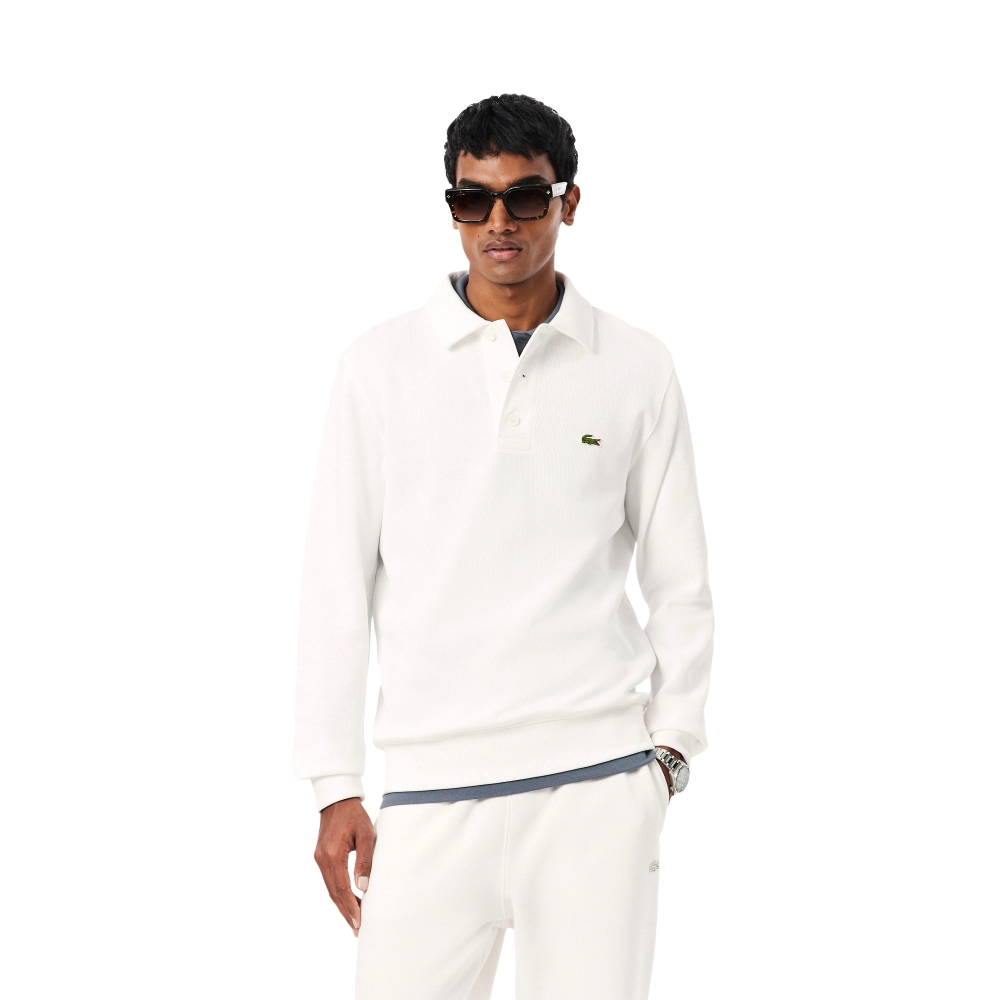 Lacoste Sweatshirt mit Polokragen