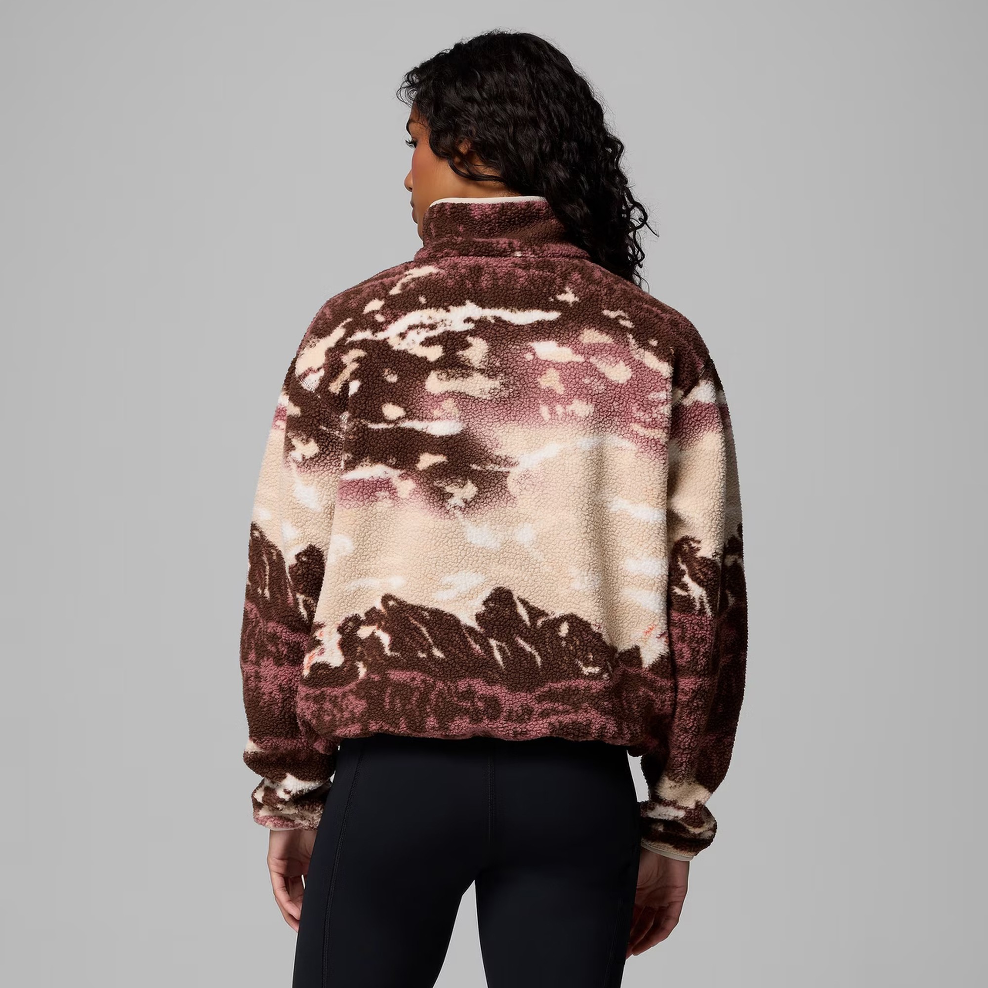 Columbia Helvetia II Printed Cropped Half Snap