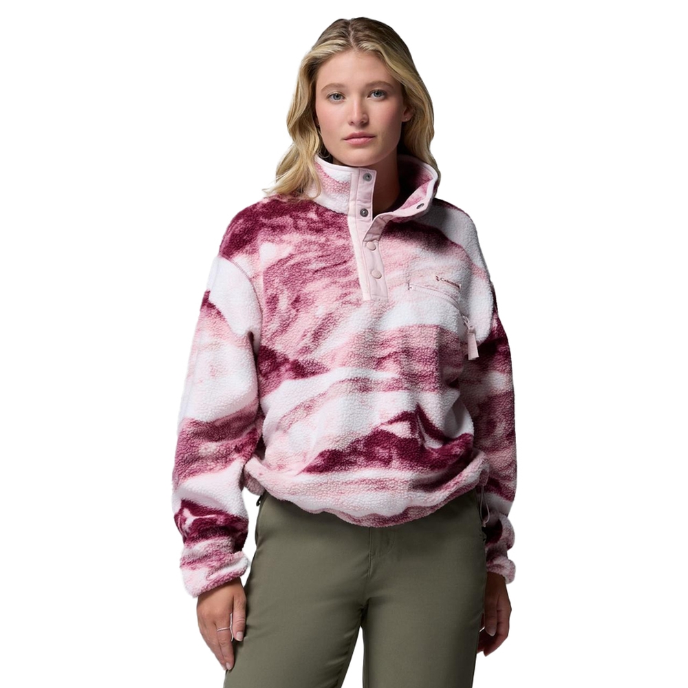 Columbia Helvetia II Printed Cropped Half Snap