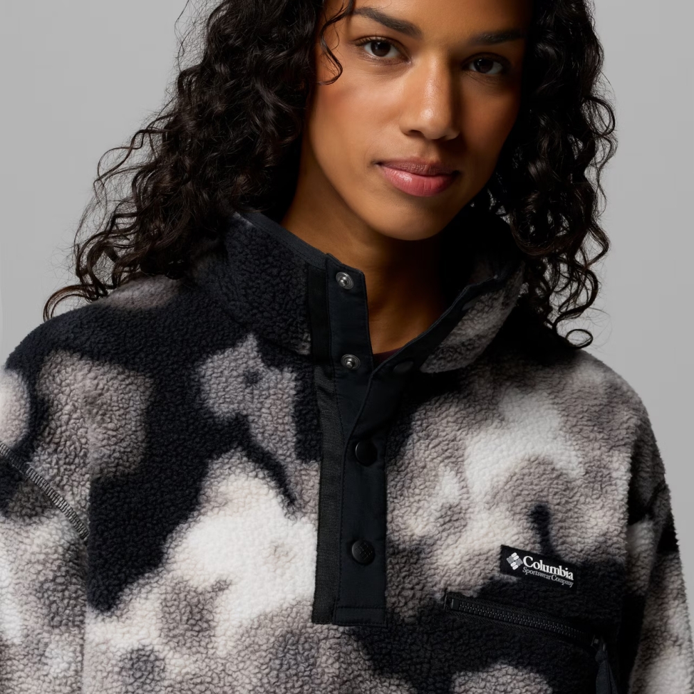 Columbia Helvetia II Printed Cropped Half Snap