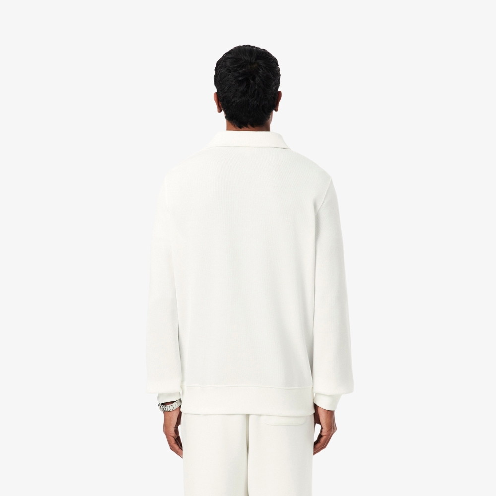 Lacoste Sweatshirt mit Polokragen