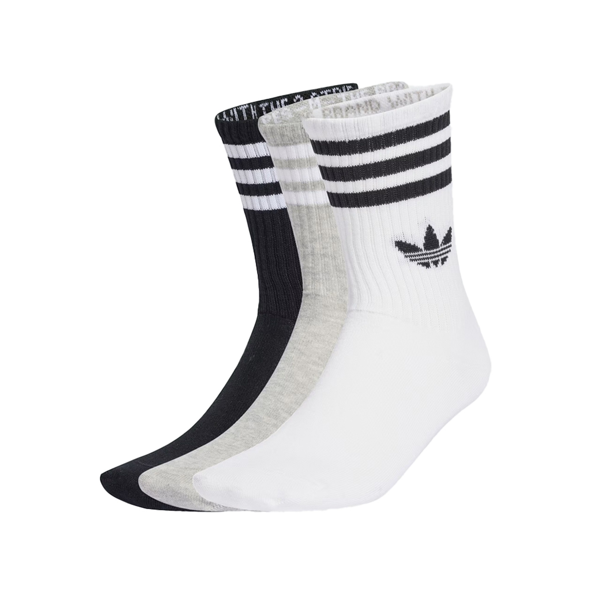 adidas 3-Stripes Crew Socks 3-er Pack