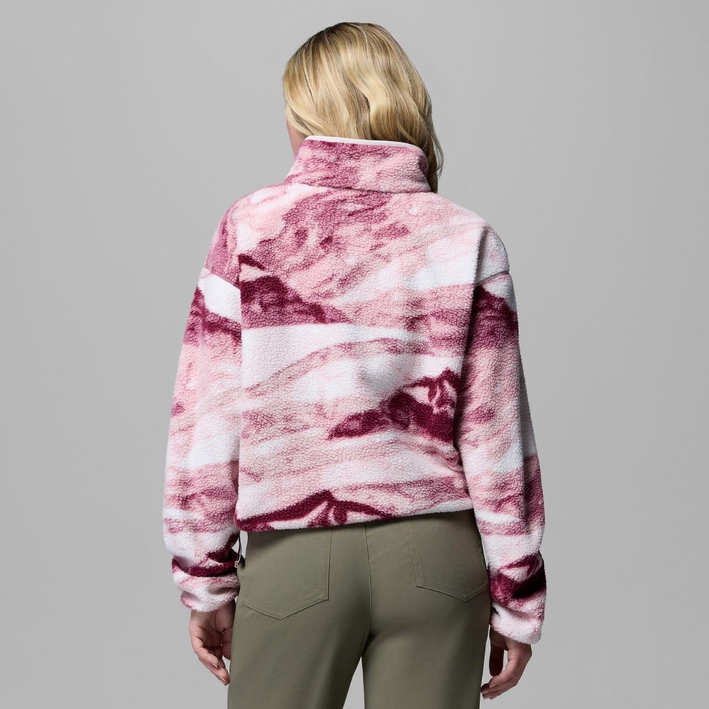 Columbia Helvetia II Printed Cropped Half Snap