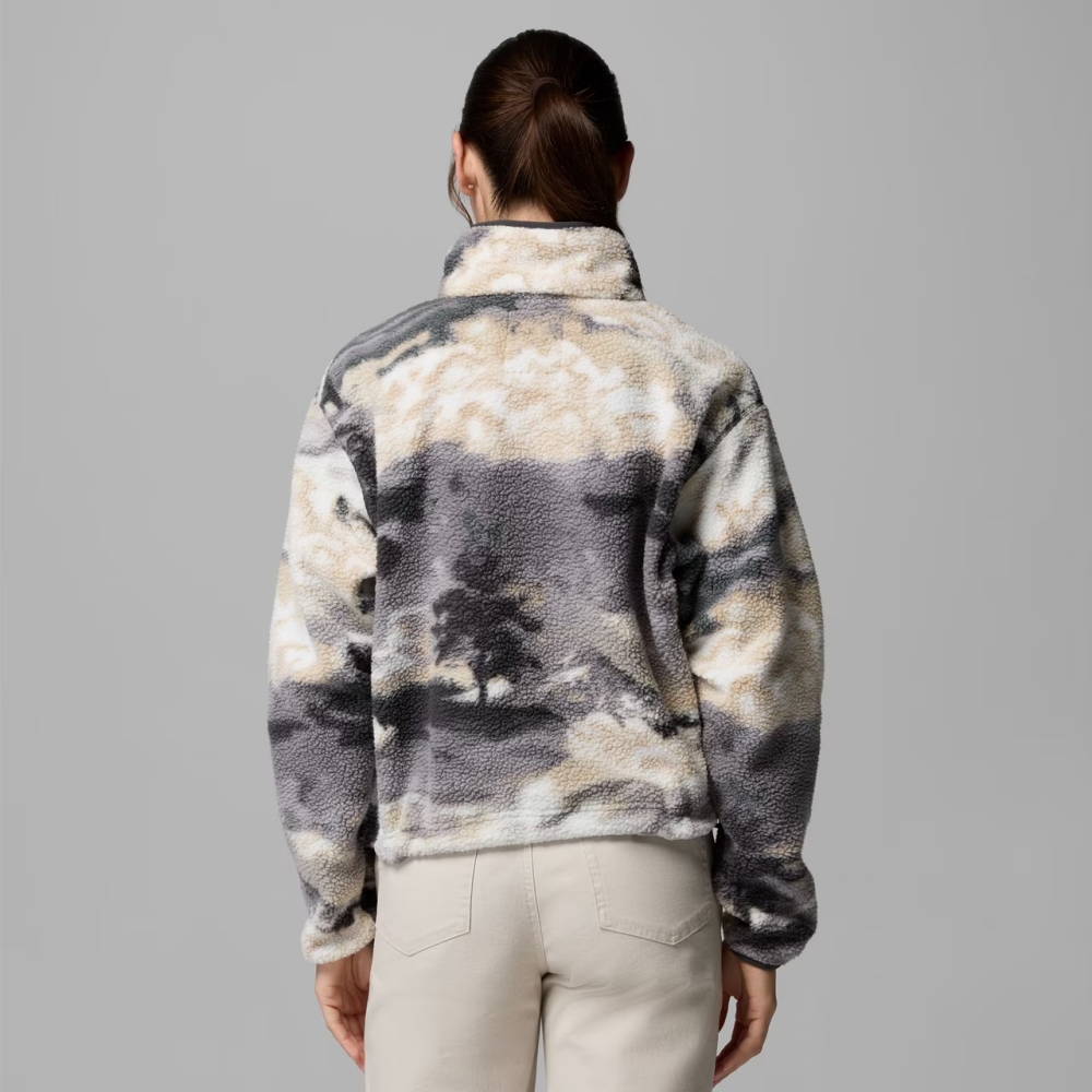 Columbia Helvetia II Printed Cropped Half Snap