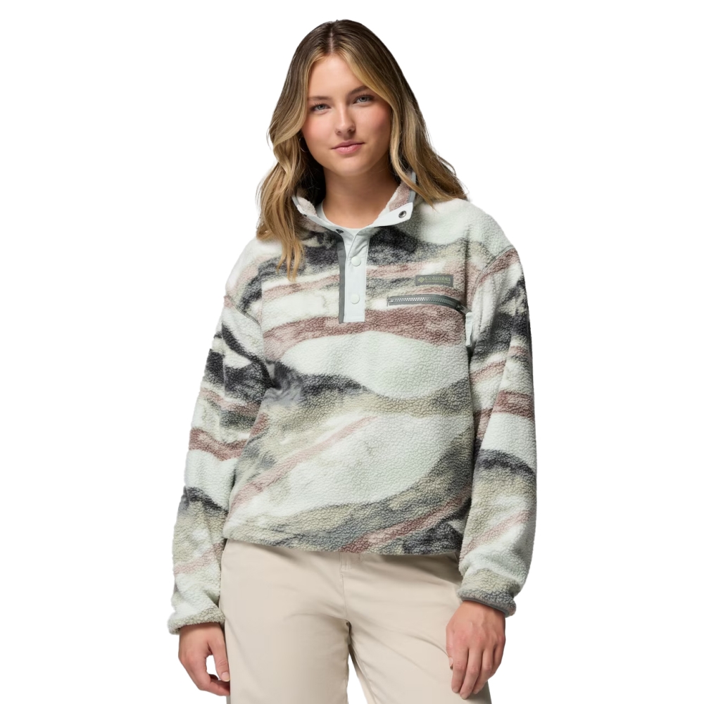 Columbia Helvetia II Printed Cropped Half Snap